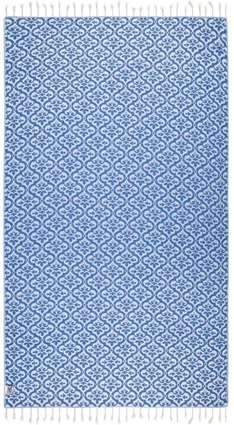 Modrá hammam osuška Kate Louise Bonita, 165 × 100 cm