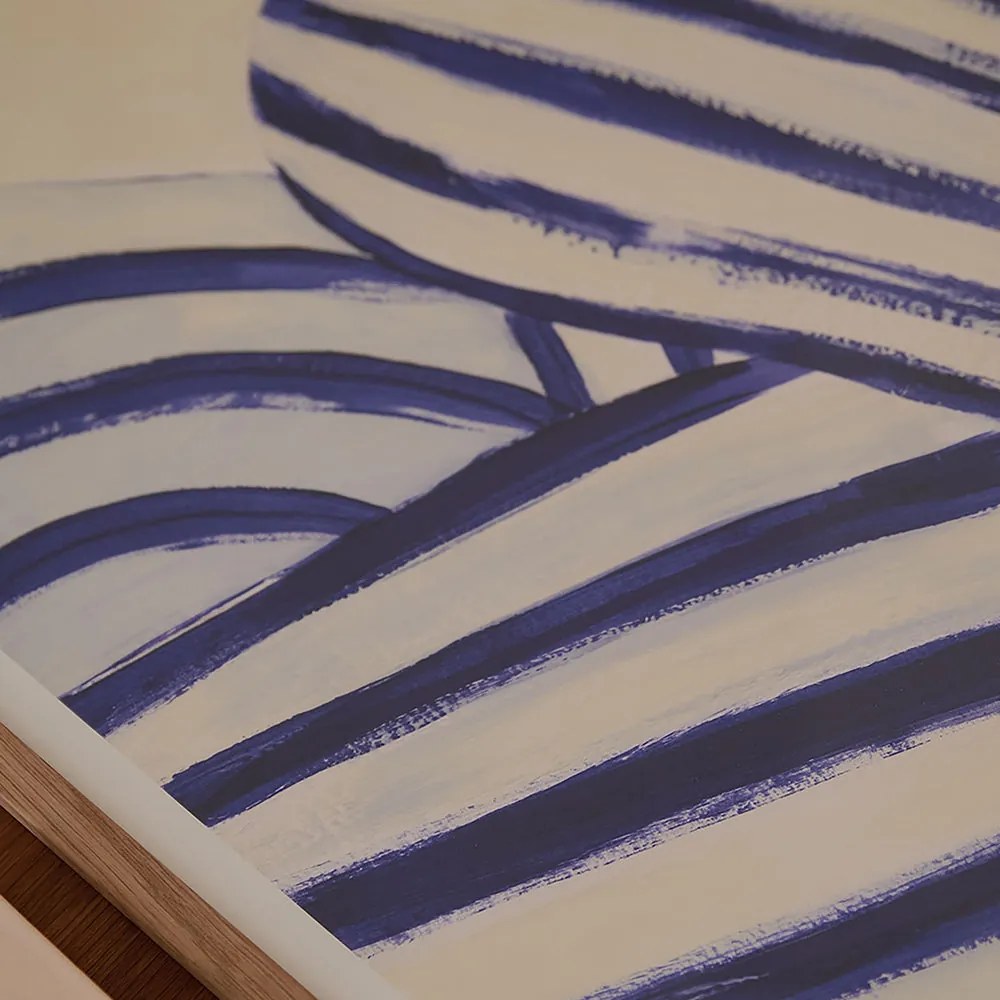 The Poster Club Plagát Blue Stripe At Concorde by Sofia Lind 30x40 cm