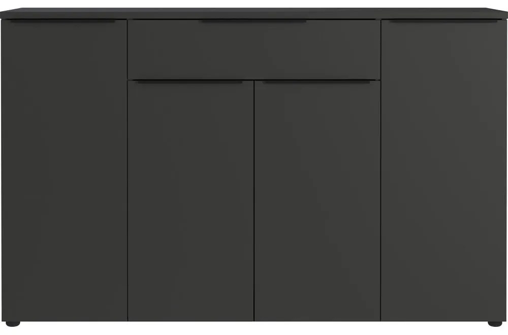 Antracitová nízka komoda 161x101 cm Mailand – Germania