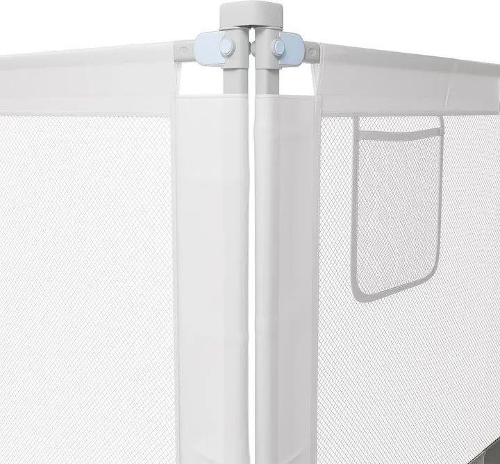 Detská ochrana postele, 200 cm, výškovo nastaviteľná