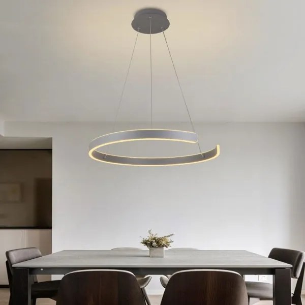 LED Stmievateľný luster na lanku LED/70W/230V 3000-6500K + diaľkové ovládanie