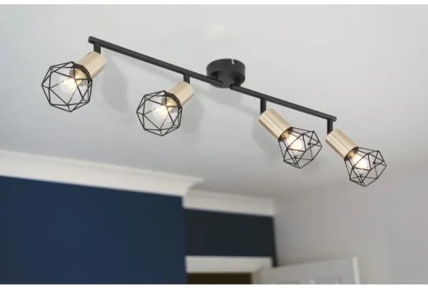 Globo 54802S-4AB - Bodové svietidlo XARA 4xE14/40W/230V