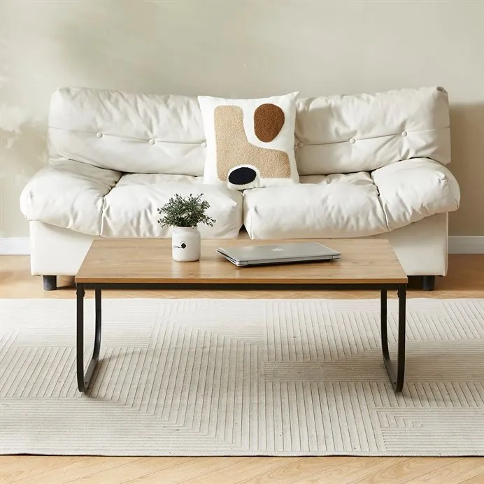Autronic BONTEC Konferenčný stolík 100x60cm, mdf, dub, CT-622 OAK Farba: Prírodné
