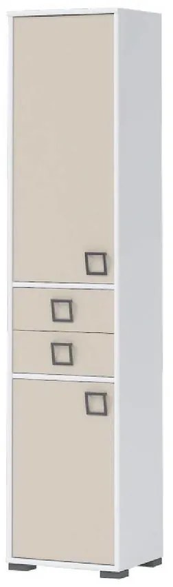 Regál Kiki V22-BE/KI-01 white/sand