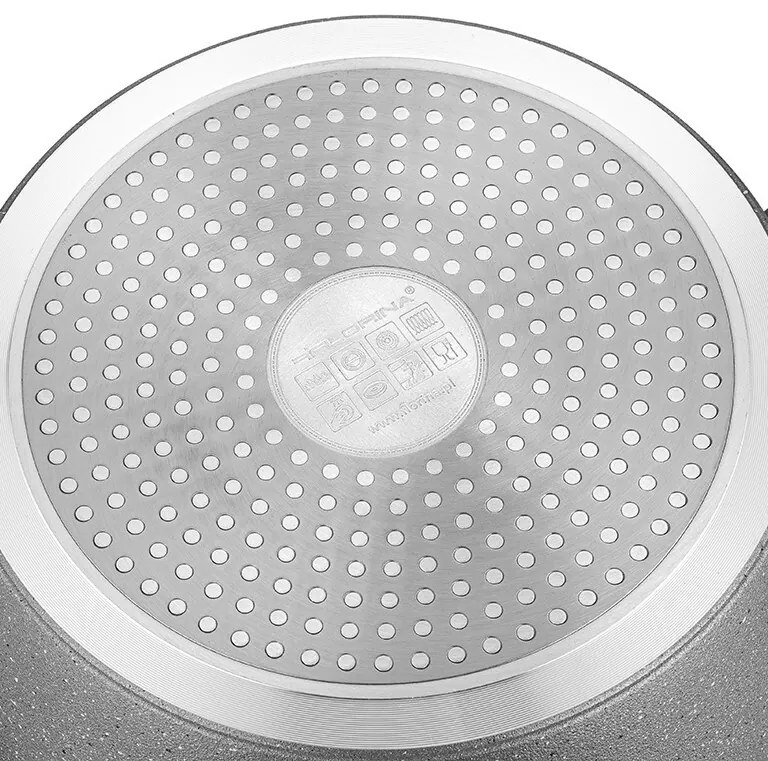 Florina Kamenný hrniec s pokrievkou na indukciu a plyn Lava Stone MG, 16 cm, 1,2 l, pr. 16 cm