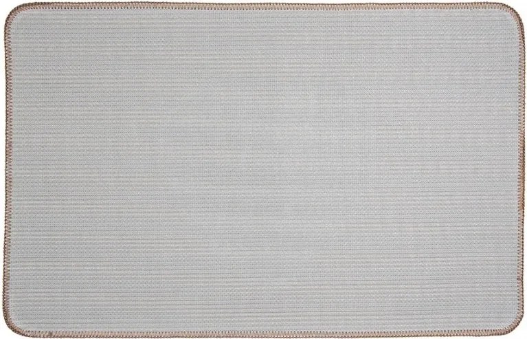 Hnedá kúpeľňová predložka so srdiečkom - 78*48*1 cm