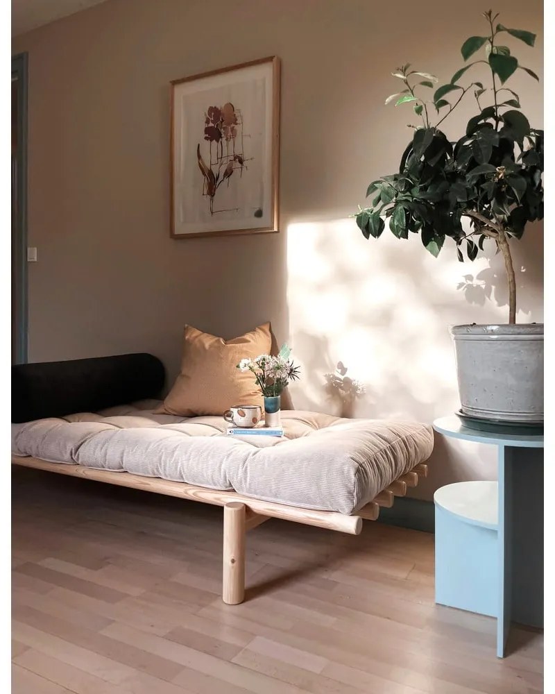 Ružová posteľ Next - Karup Design