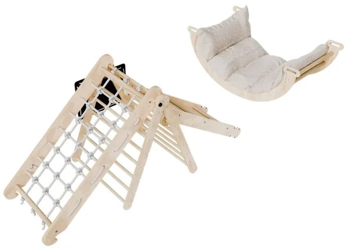 Detská lezecká zostava 5v1, vnútorná, v štýle Montessori