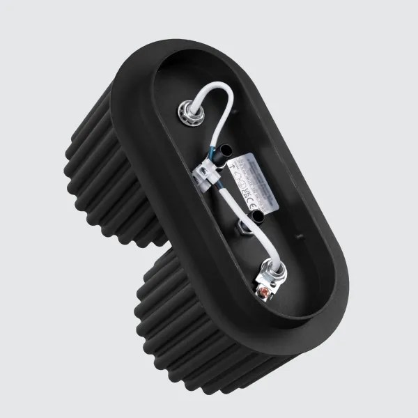 Sollux SL.1785 - Bodové svietidlo AURA 2xGU10/10W/230V čierne