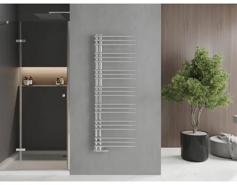 Mexen Neptun, vykurovacie teleso 1400x500 mm, 420 W, chrómová, W101-1400-500-00-01