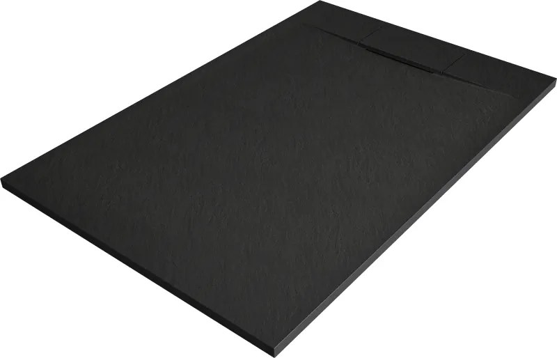 Mexen Otto, SMC obdĺžniková sprchová vanička 90 x 80 cm, čierna, 4N708090