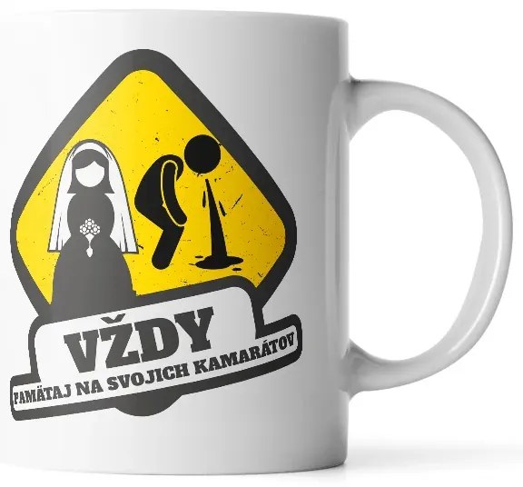 Sablio Hrnček Vždy pamätaj na svojich kamarátov - 890 ml - XXL