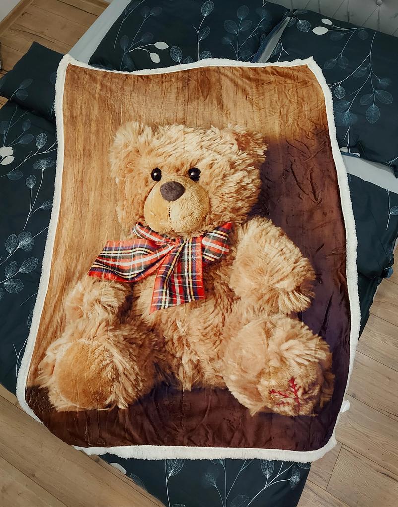 Hrejivá detská deka zabalená v darčekovej krabičke 130 x 160 cm