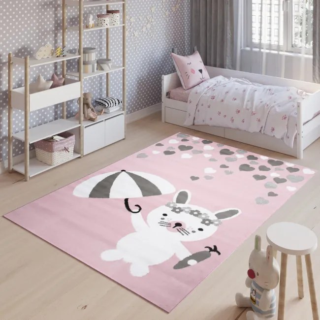 Detský koberec PINKY Q161A EWL ružový