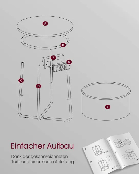 Príručný stolík LET228B02