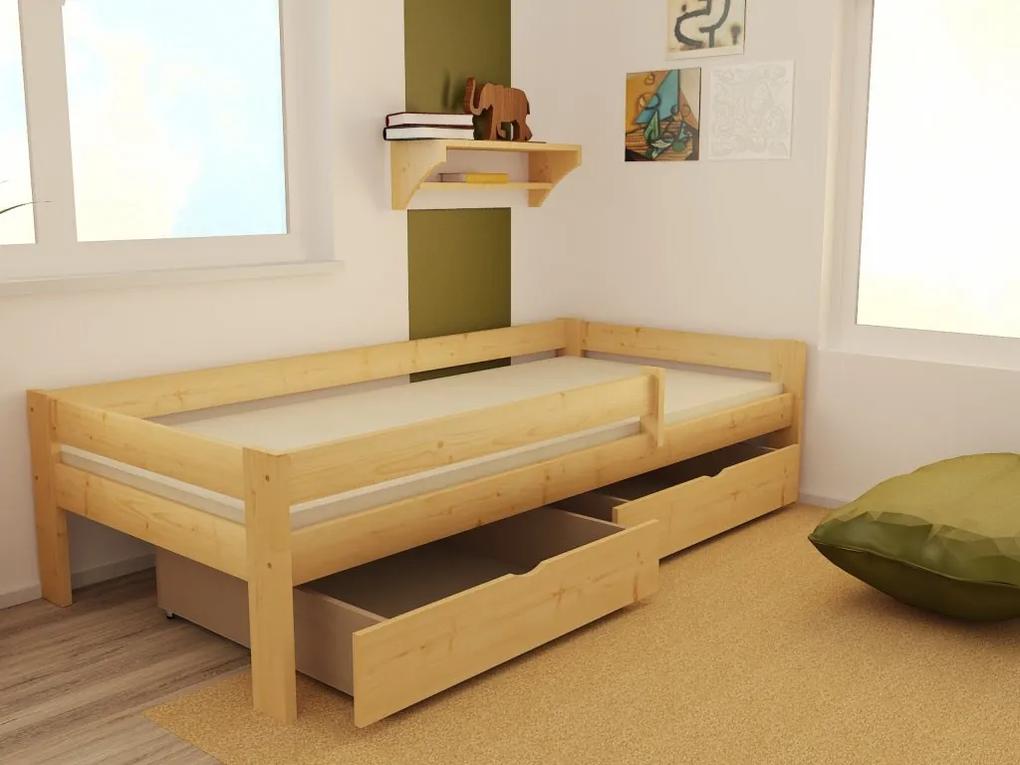 MAXMAX Detská posteľ z MASÍVU 180x80cm bez zásuvky - DP018