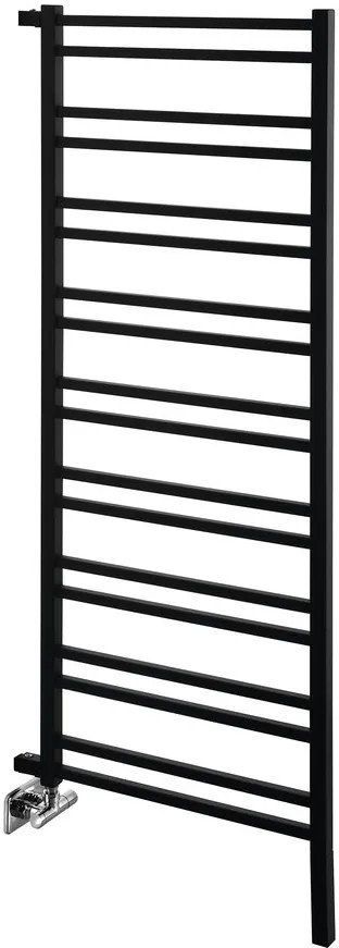 Sapho Sapho, METRO SPACE vykurovacie teleso 550x1430 mm, inštalácia v priestore, čierna mat, IR438B