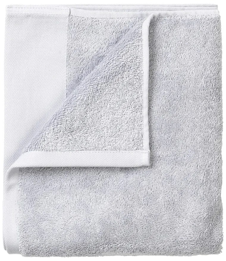 Svetlosivé froté bavlnené uteráky v súprave 4 ks 30x30 cm Riva – Blomus