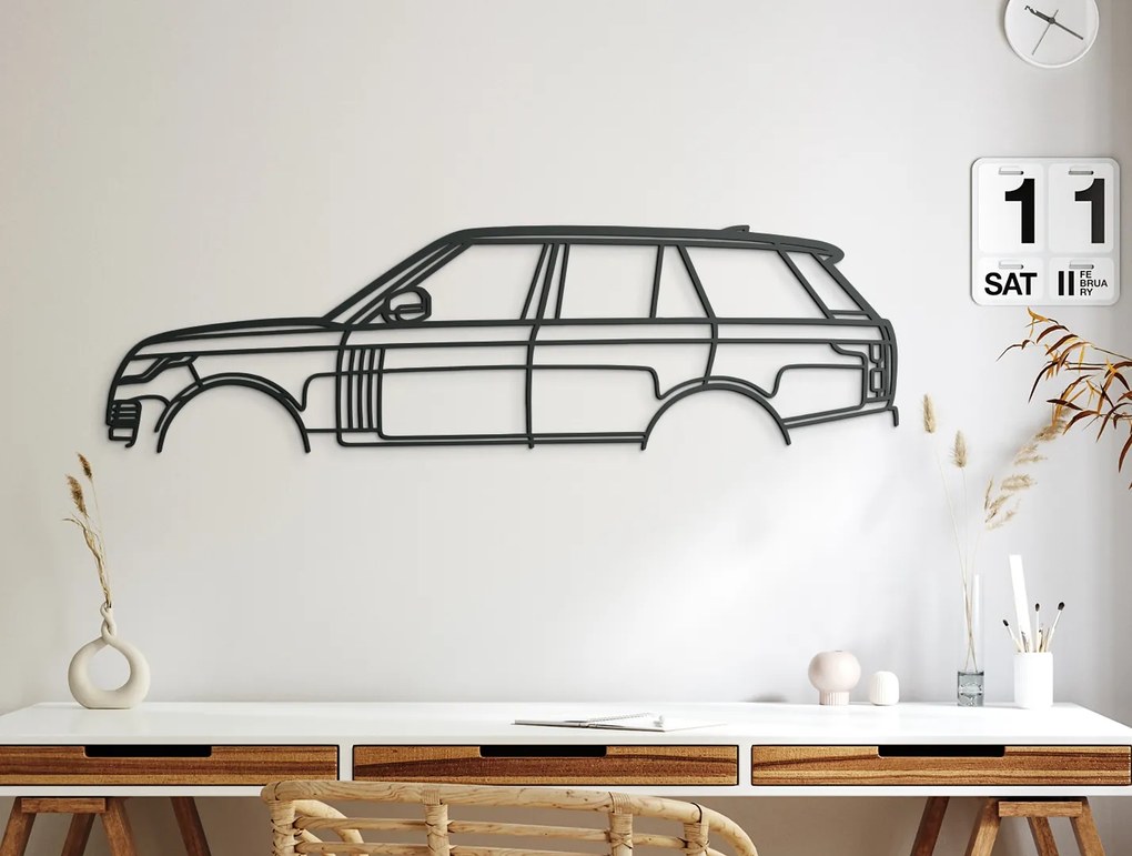 drevko Obraz Range Rover Vogue Rozmer obrazu: 24,5 x 86 cm, Farba dekorácie: Čierna