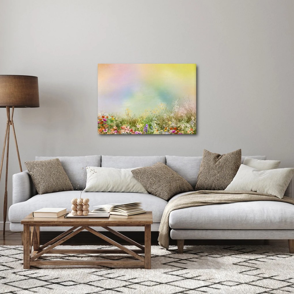 Obraz - Maľovaná lúka 2 (70x50 cm)