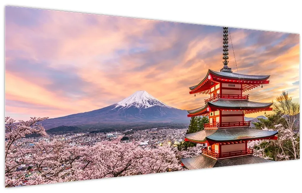 Obraz - Fuji (120x50 cm)