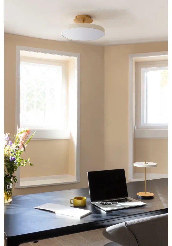 Biele LED stropné svietidlo s kovovým tienidlom ø 43 cm Asteria Up – UMAGE