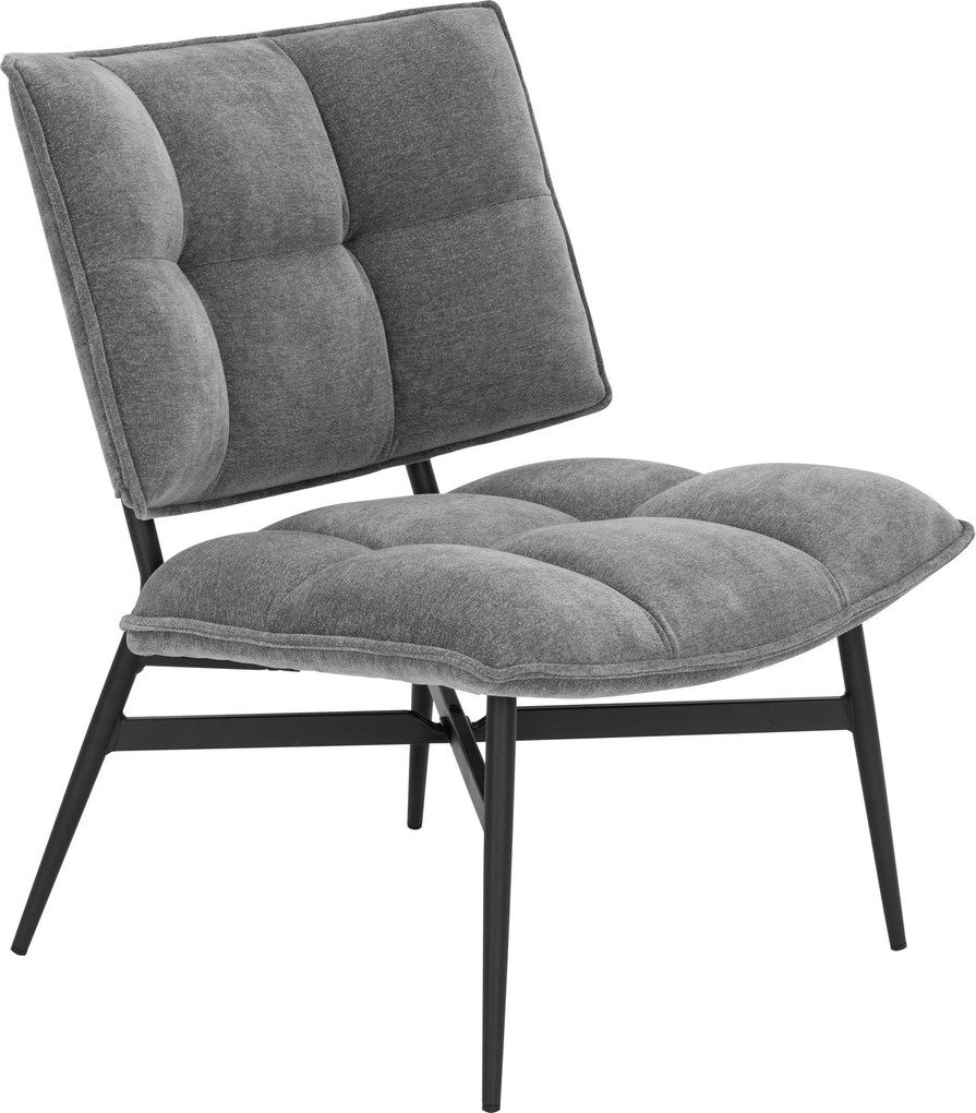 XXXLutz KRESLO, textil, sivá P & B - Online Only obývacie izby - 000880001903