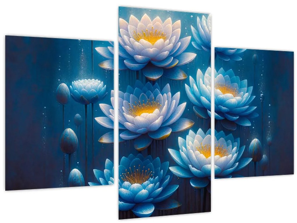 Obraz - Lekná pod hladinou (90x60 cm)