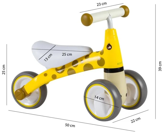 WELLHOX Balančný bicykel "Žirafa"