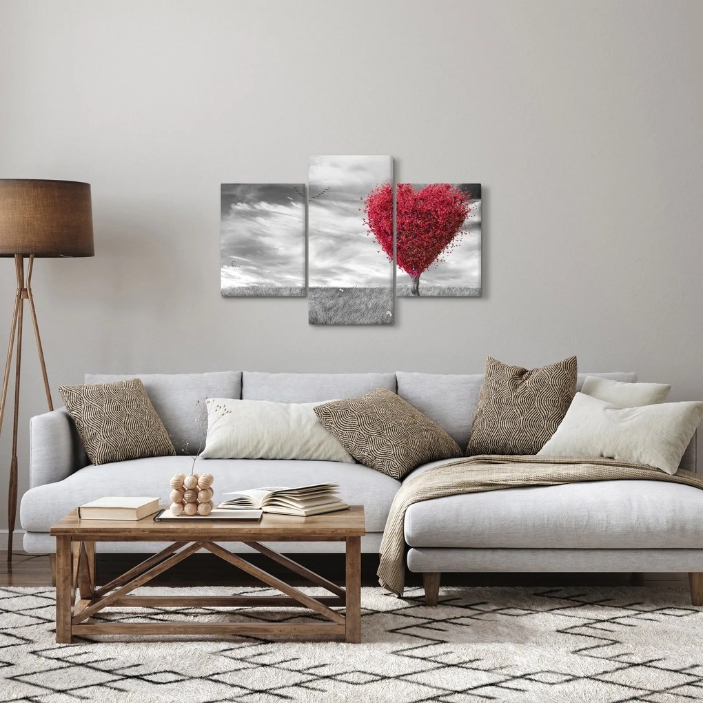 Obraz - Srdce korunou stromu (90x60 cm)