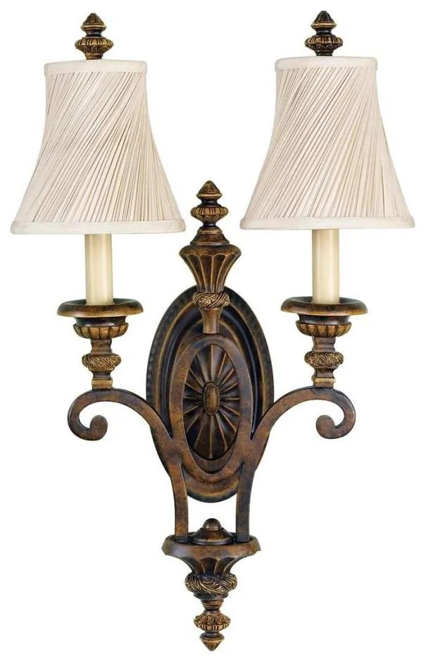 Feiss FE-DRAWING-ROOM2 - Nástenné svietidlo DRAWING ROOM 2xE14/60W/230V