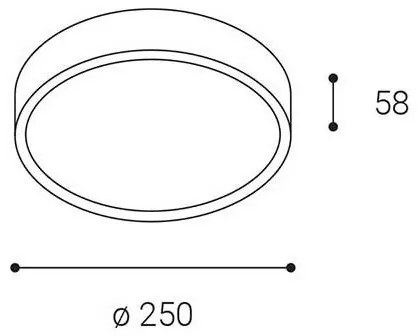 LED2 - LED Vonkajšie stropné svietidlo MIRA LED/18W/230V IP65 čierna