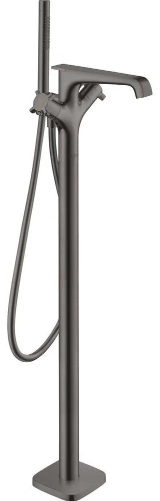 AXOR Citterio E vaňový termostat voľne stojaci na podlahe, kartáčovaný čierny chróm, 36416340