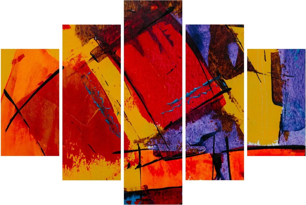 Obraz abstrakcie (150x105 cm)