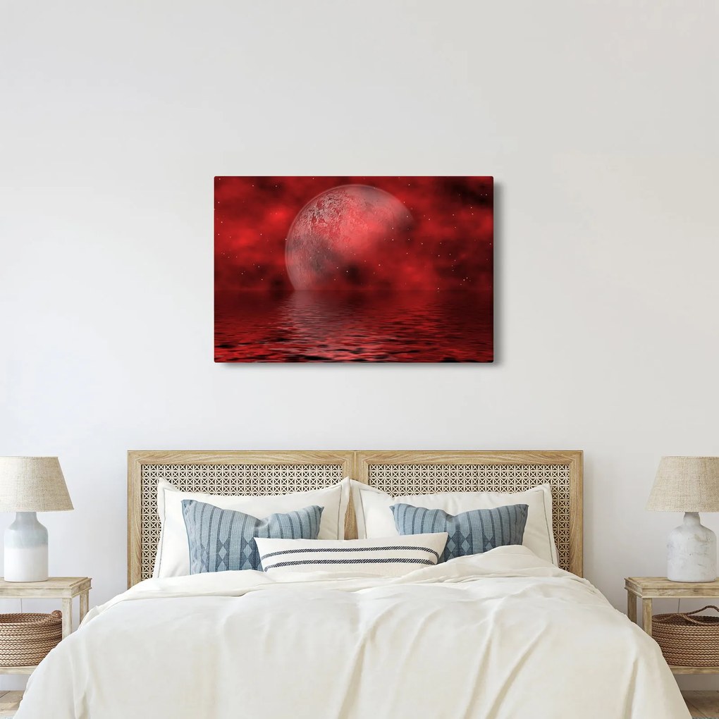Obraz - Mesiac na hladine (90x60 cm)