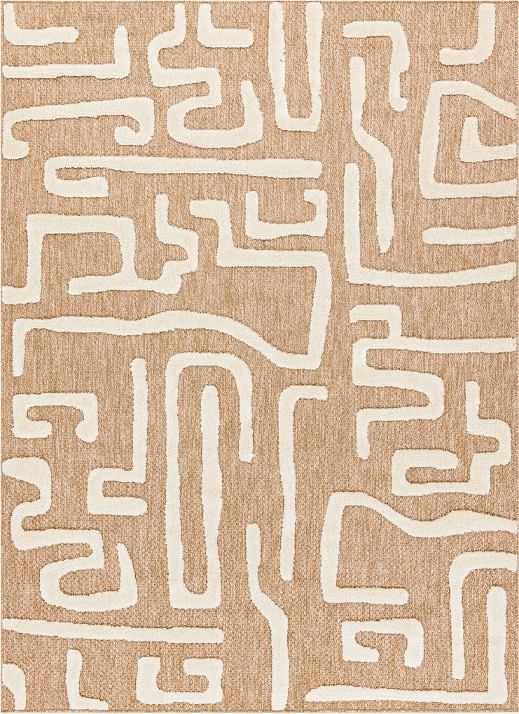 Kusový koberec Spark 0711A beige/cream, 160x220, béžová, chodba / predsieň, Dywany Łuszczów