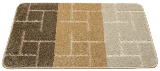 Sada kúpeľňových koberčekov TERAMO béžová / hnedá