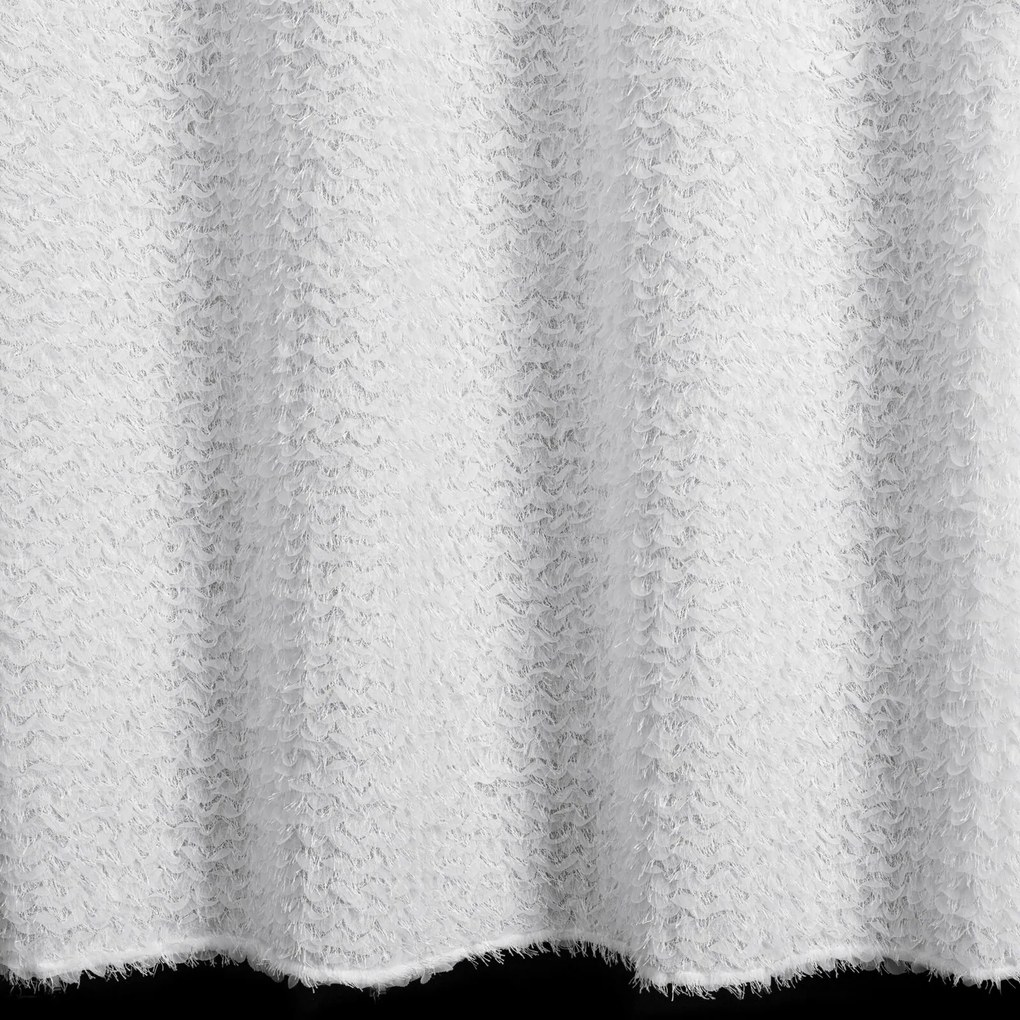 ZÁVES NA KRÚŽKOCH EVA MINGE TIFFANY 135X250 CM BIELA