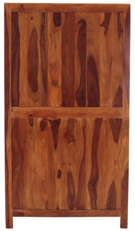 Indický nábytok - Vitrína Amba 100x180x45 z indického masívu palisander Natural