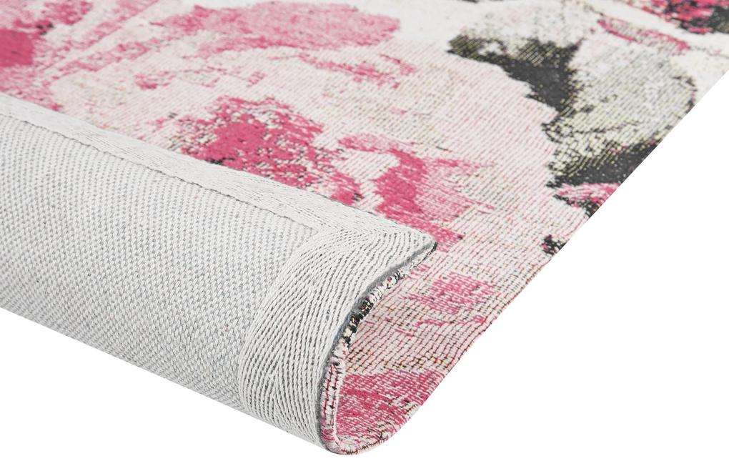 Bavlnený koberec 200 x 300 cm ružový EJAZ Beliani