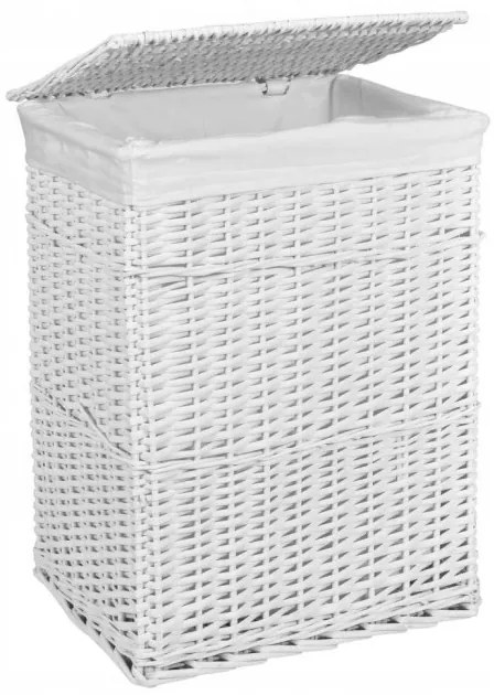 Sada košov na bielizeň biela 72 l a 114 l