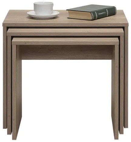 SADA 3x Konferenčný stolík hnedá