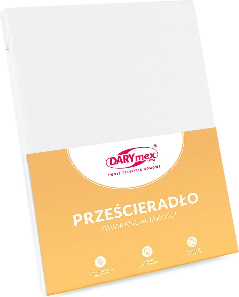BAVLNENÉ PRESTIERADLO 160X220 CM BIELE