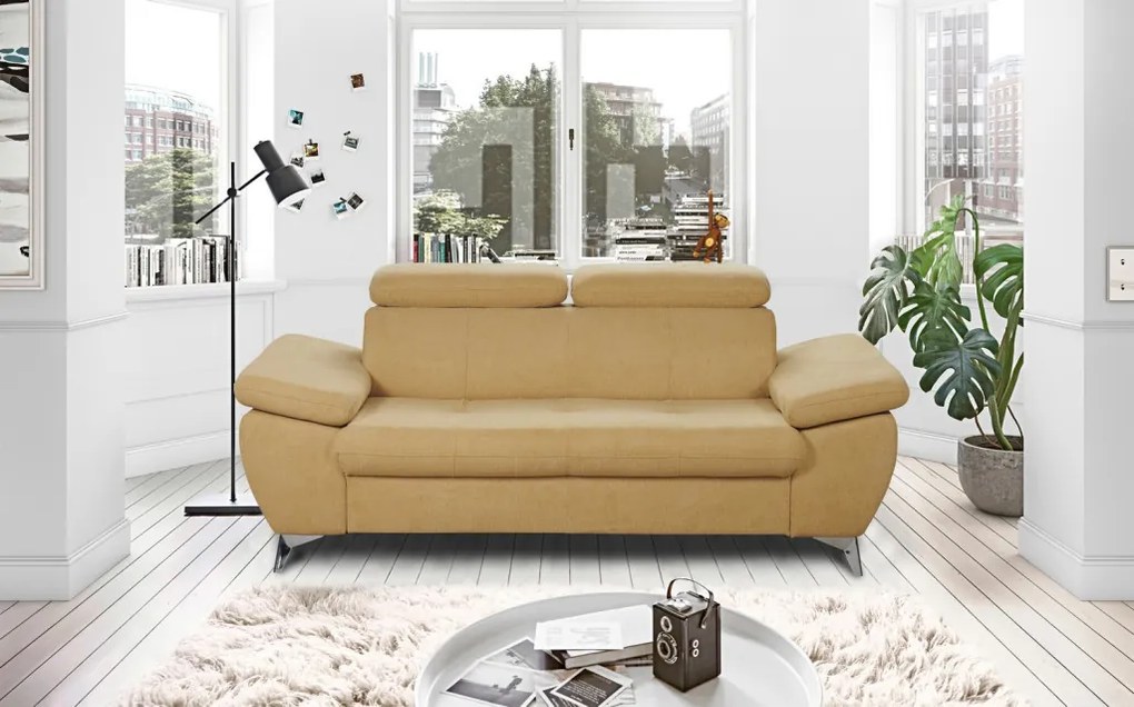 Dvojsedák Gisele, žltá látka