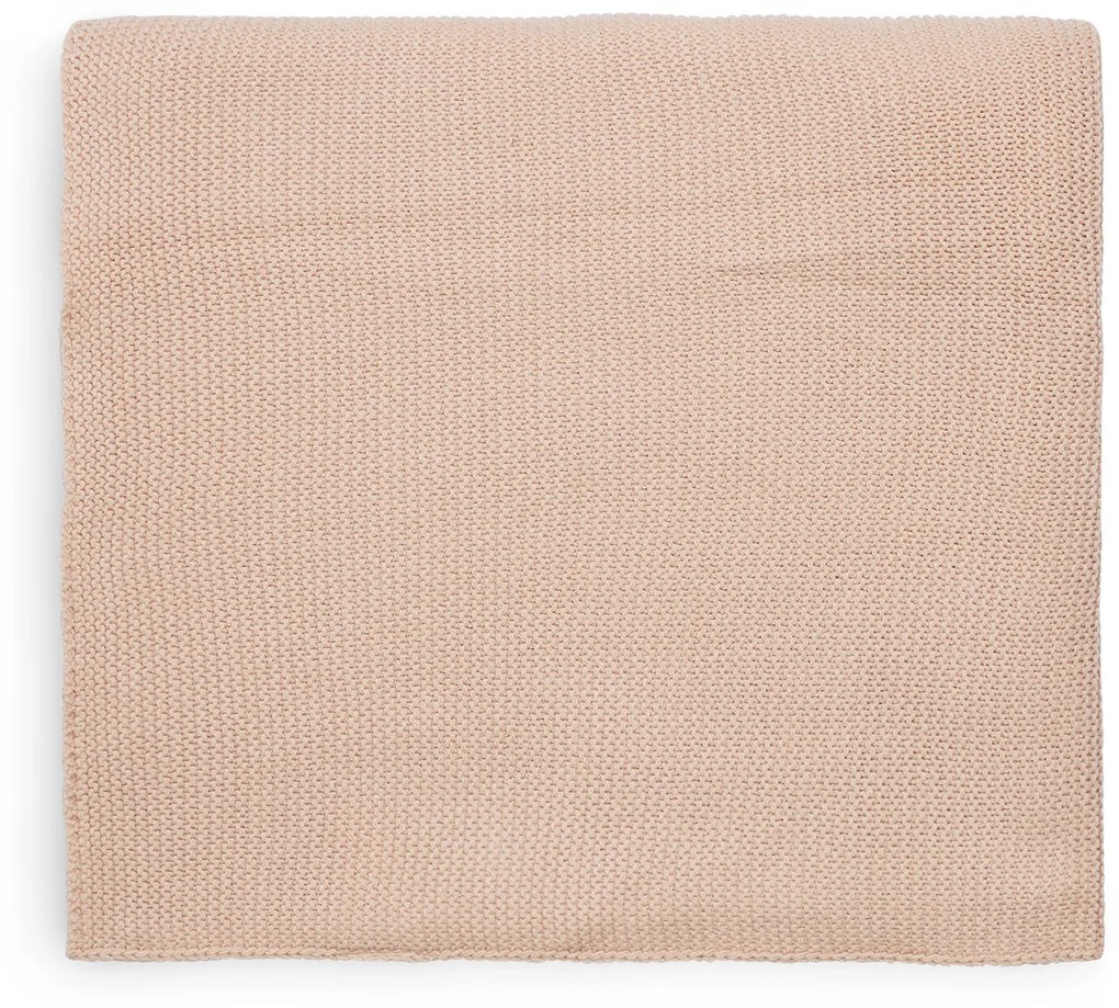 Deka pletená 75x100 cm Basic Knit Pale Pink