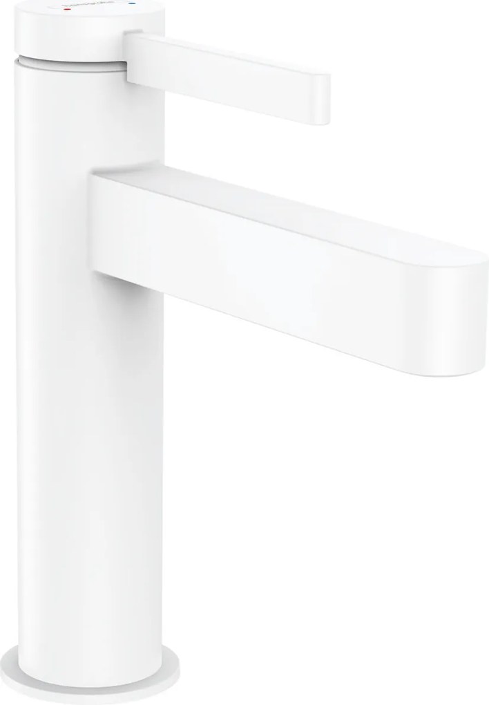 Hansgrohe Finoris, umývadlová batéria 110, s výpustom Push-Open, EcoSmart, biela matná, HAN-76023700