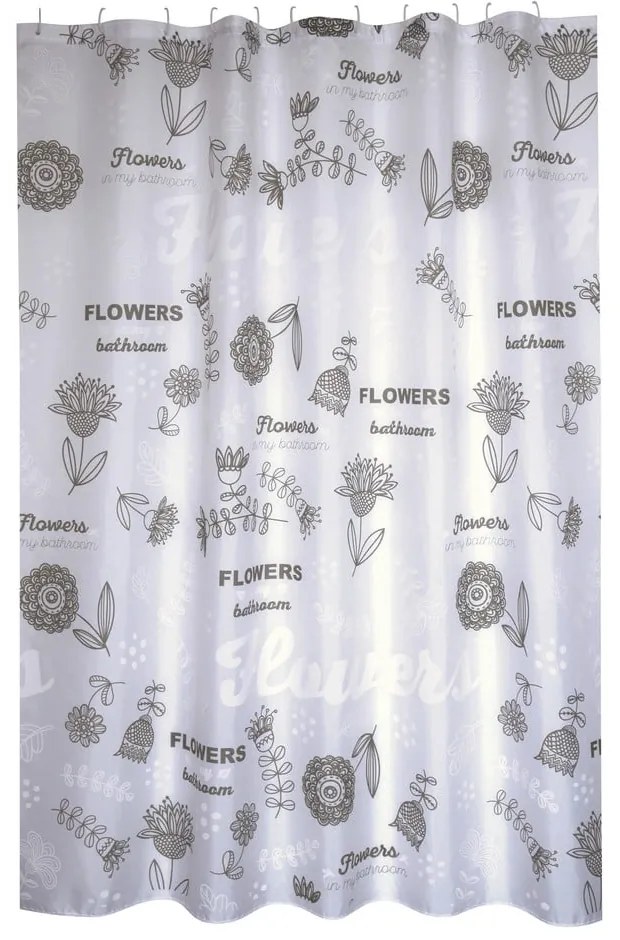 Sprchový záves 180x200 cm Flowers – MSV
