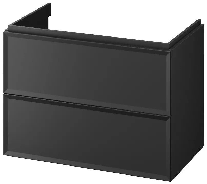 Cersanit S1017-003 - Závesná kúpeľňová skrinka pod umývadlo MILLE 80x45 cm čierna