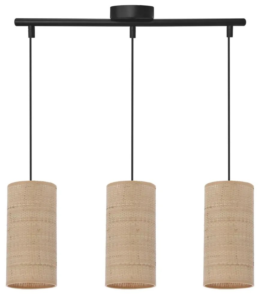 Luster na lanku FLERI 3xE27/60W/230V ratan