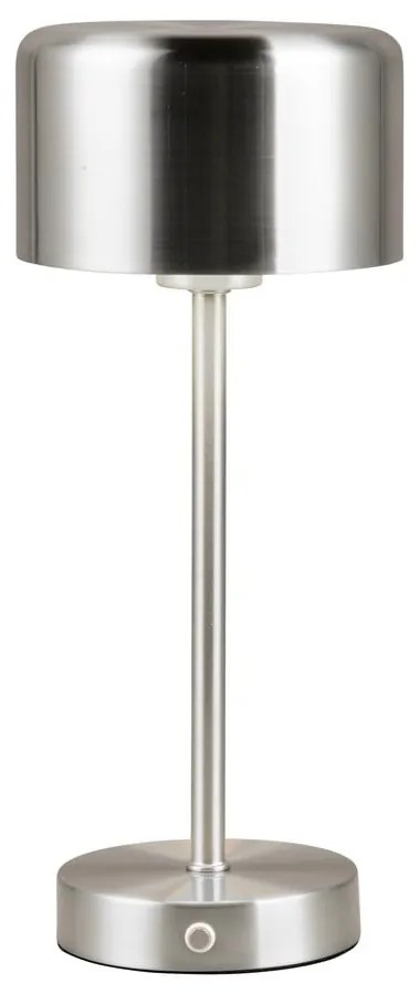 LED stmievateľná stolová lampa v striebornej farbe (výška 30 cm) Jeff – Trio